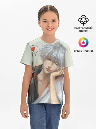 Детская базовая футболка / Sakata Gintoki