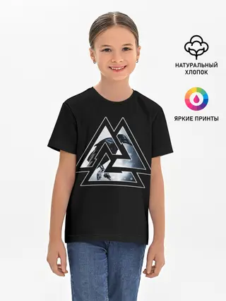 Детская базовая футболка / Викинги