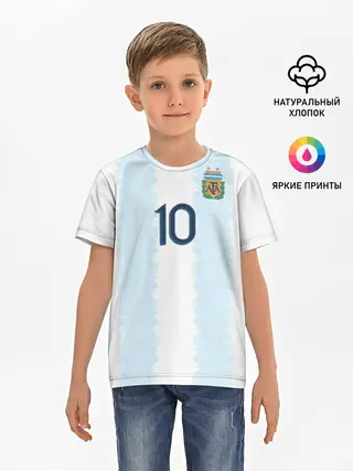 Детская базовая футболка / Messi Copa America 2019