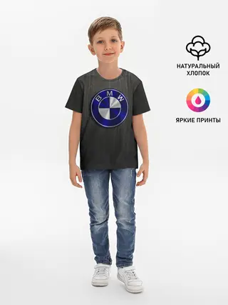 Детская базовая футболка / bmw