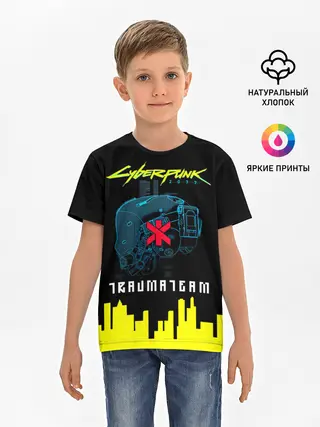 Детская базовая футболка / TRAUMA TEAM Cyberpunk 2077
