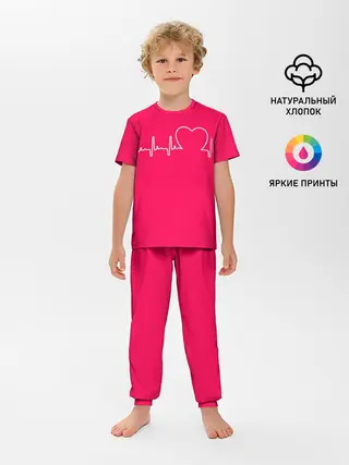Детская пижама с брюками / Халат Кардиолога