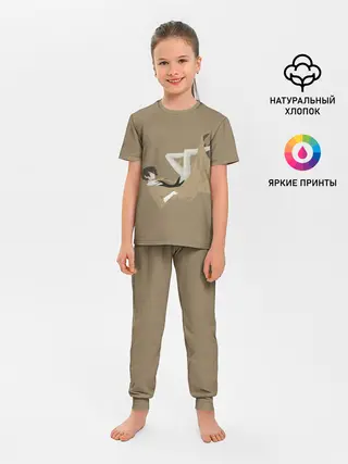 Детская пижама с брюками / Осаму на спине
