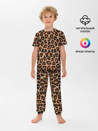 Детская пижама с брюками / Шкура Леопарда