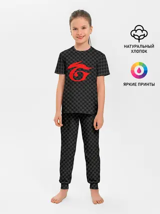 Детская пижама с брюками / FREEFIRE | PATTERN