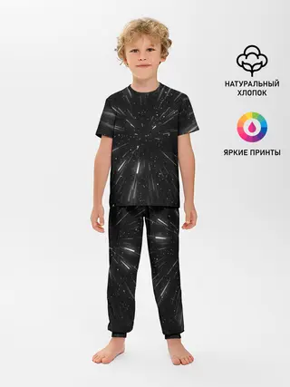 Детская пижама с брюками / 3D, Космос