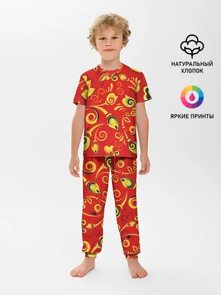 Детская пижама с брюками / ХОХЛОМА