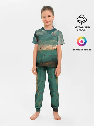Детская пижама с брюками / Горы