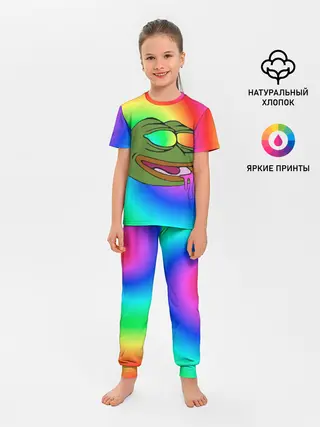 Детская пижама с брюками / Pepe rainbow
