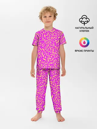 Детская пижама с брюками / Абстрактные узоры