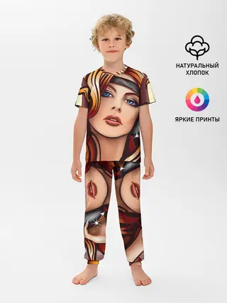 Детская пижама с брюками / ДЕВУШКА