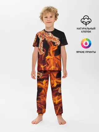 Детская пижама с брюками / Вой