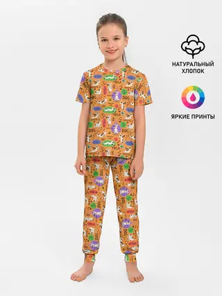 Детская пижама с брюками / Йога