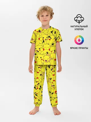 Детская пижама с брюками / ПИКАЧУ