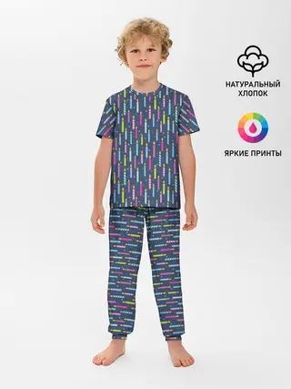 Детская пижама с брюками / Свечи