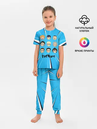 Детская пижама с брюками / Игроки команды Карасуно | Haikyuu!!
