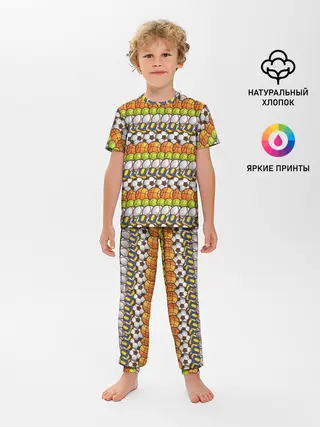 Детская пижама с брюками / Спорт с мячом