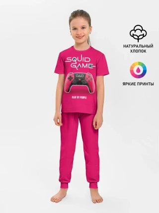 Детская пижама с брюками / Играющий людьми