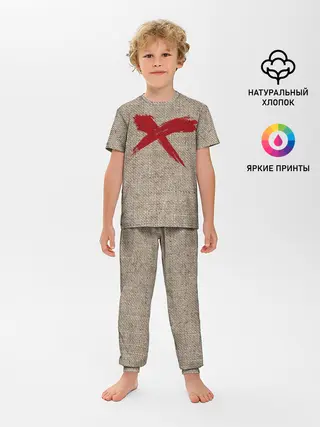 Детская пижама с брюками / Red Cross