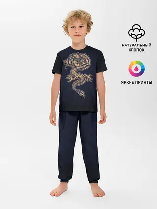 Детская пижама с брюками / Дракон