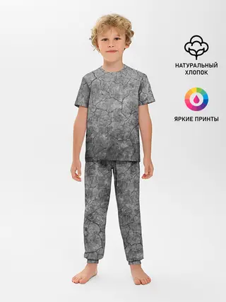 Детская пижама с брюками / Трещины