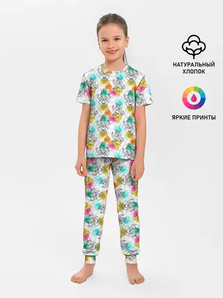 Детская пижама с брюками / Йога