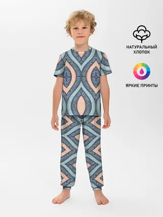 Детская пижама с брюками / Восточный орнамент