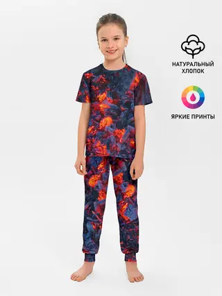 Детская пижама с брюками / Магия углей