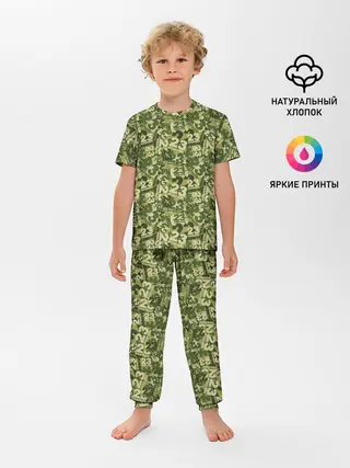 Детская пижама с брюками / 23 февраля