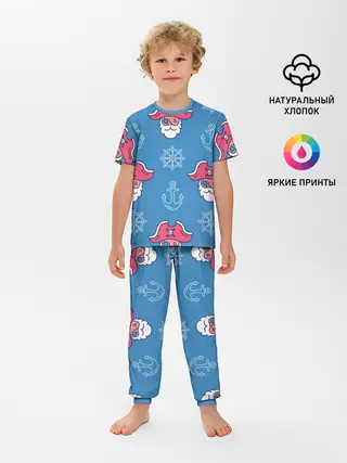 Детская пижама с брюками / Пиратский арт