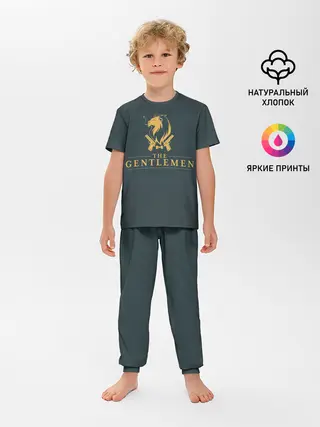 Детская пижама с брюками / Джентльмены