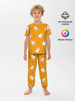 Детская пижама с брюками / Английский бультерьер