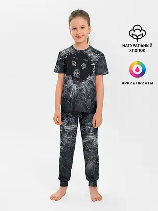 Детская пижама с брюками / ЧЕРНОЕ ЗЕРКАЛО