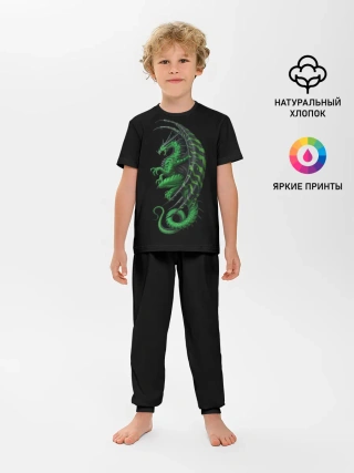 Детская пижама с брюками / Green Dragon