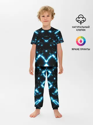 Детская пижама с брюками / Neon Lights