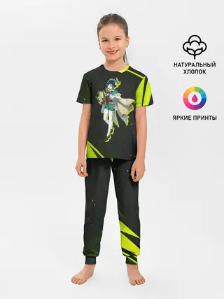 Детская пижама с брюками / Genshin Impact
