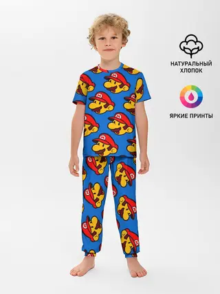 Детская пижама с брюками / Mario