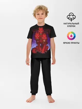 Детская пижама с брюками / Hades wolf