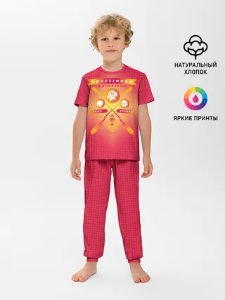 Детская пижама с брюками / Gryffindor Quidditch