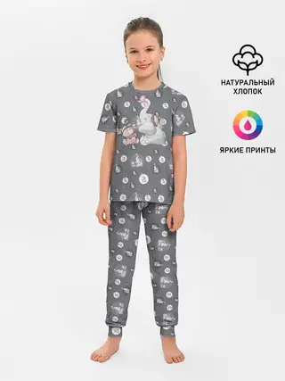 Детская пижама с брюками / Слоник