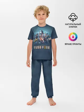 Детская пижама с брюками / Free Fire