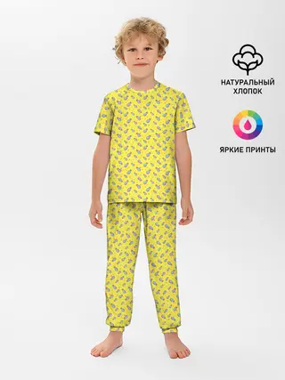 Детская пижама с брюками / Pineapple Pattern