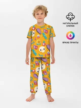 Детская пижама с брюками / Весенний Хэллоуин