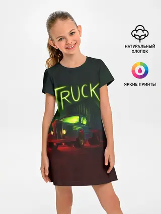 Детское платье / Truck neon
