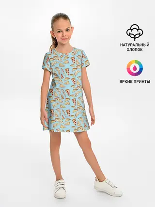 Детское платье / Кусочки Пиццы
