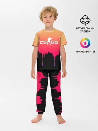 Детская пижама с брюками / CS GO GRADIENT