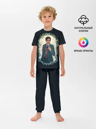 Детская пижама с брюками / Пятый в рамке