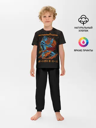 Детская пижама с брюками / Портгас Д. Эйс Пираты Белоуса