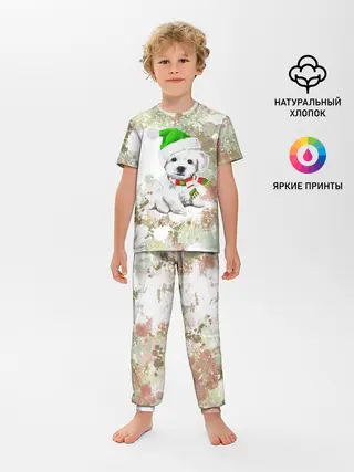 Детская пижама с брюками / Щенок
