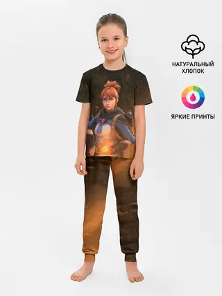 Детская пижама с брюками / Марси в лесу